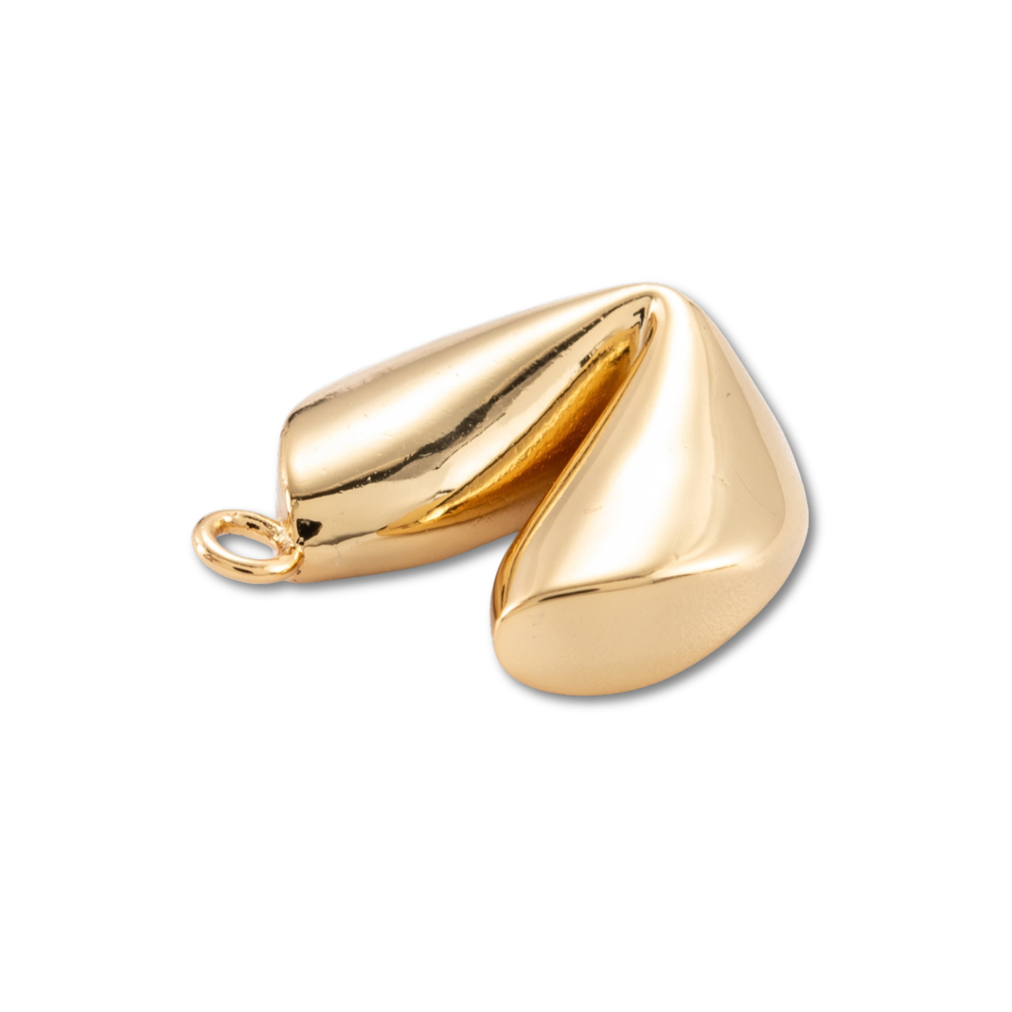 Fortune Cookie Gold Charm
