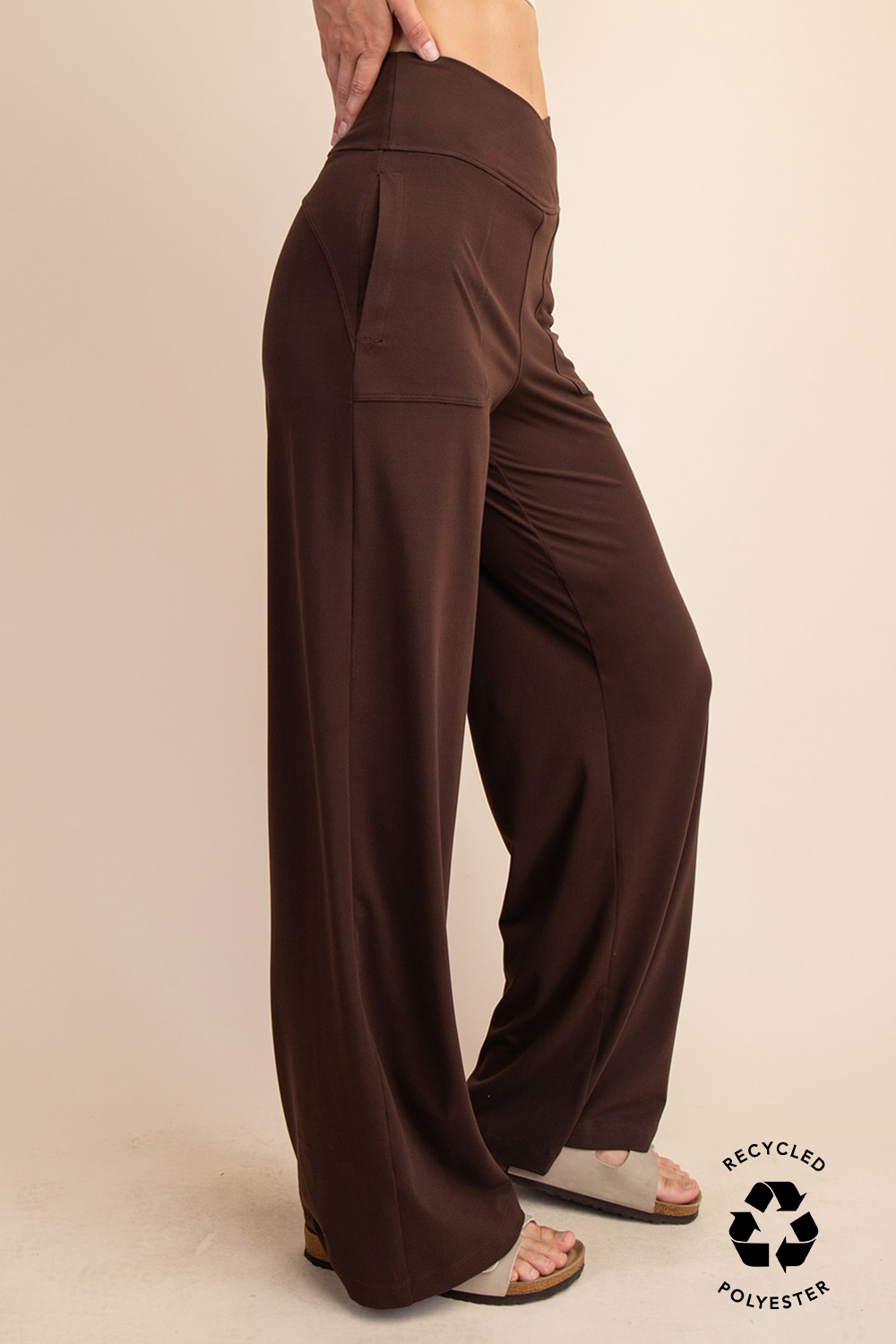 Rae Mode | V Waist Butter Wide Leg Pant