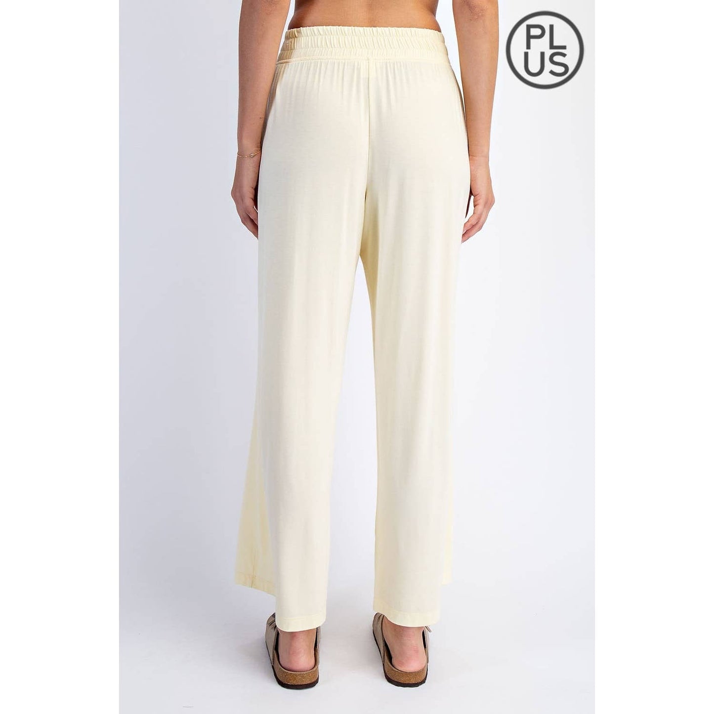 Rae Mode | PLUS Modal Wide Leg Cropped Pant