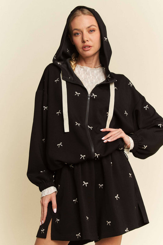 Embroidered Bow Set-TOP