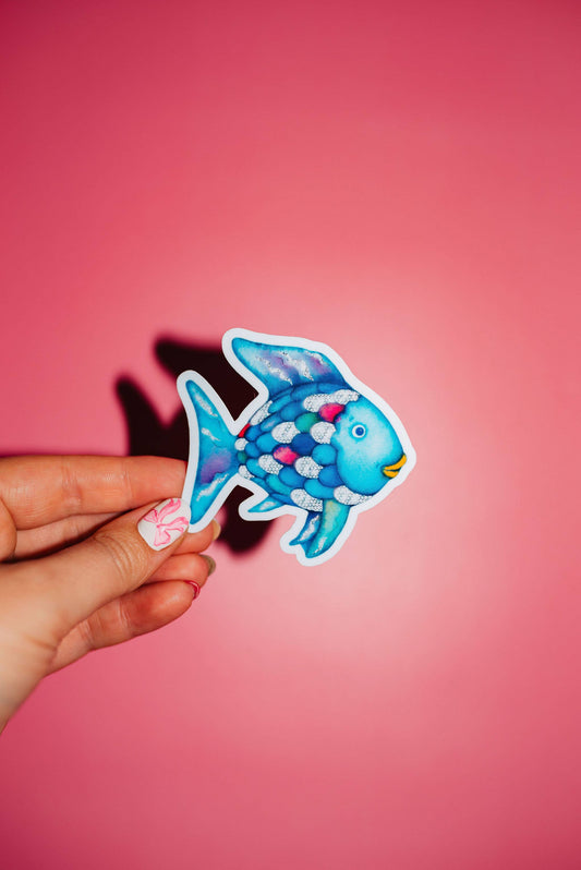 Rainbow Fish Sticker, Throwback Children's Book