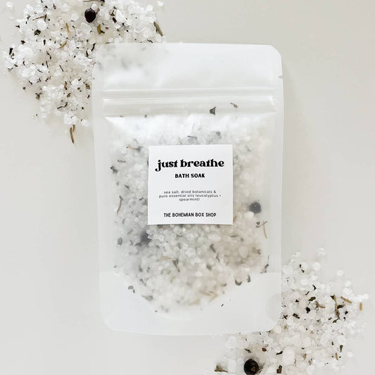 Just Breathe Bath Soak Packet - 2oz or 4oz Bath Salts