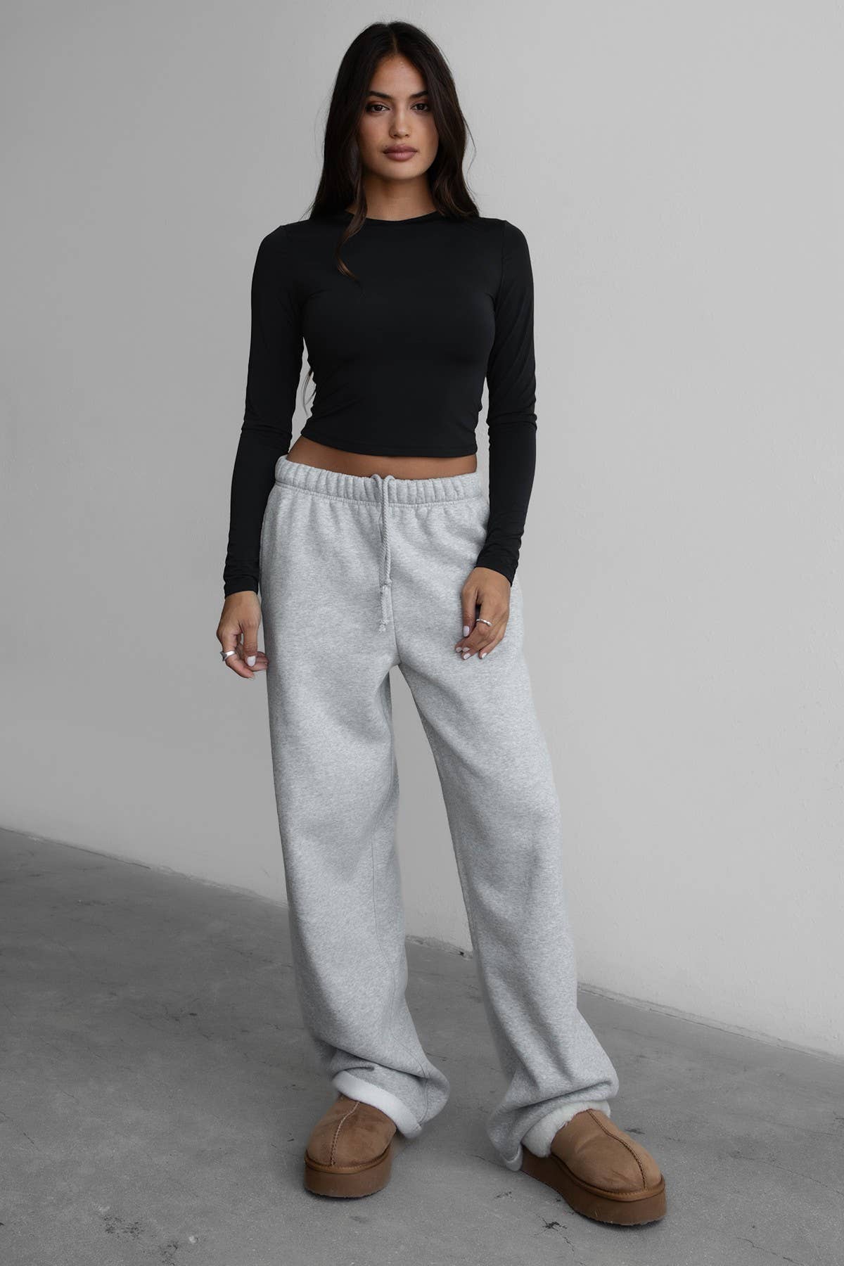 LANI Cloud Fleece Wide Leg Sweatpants