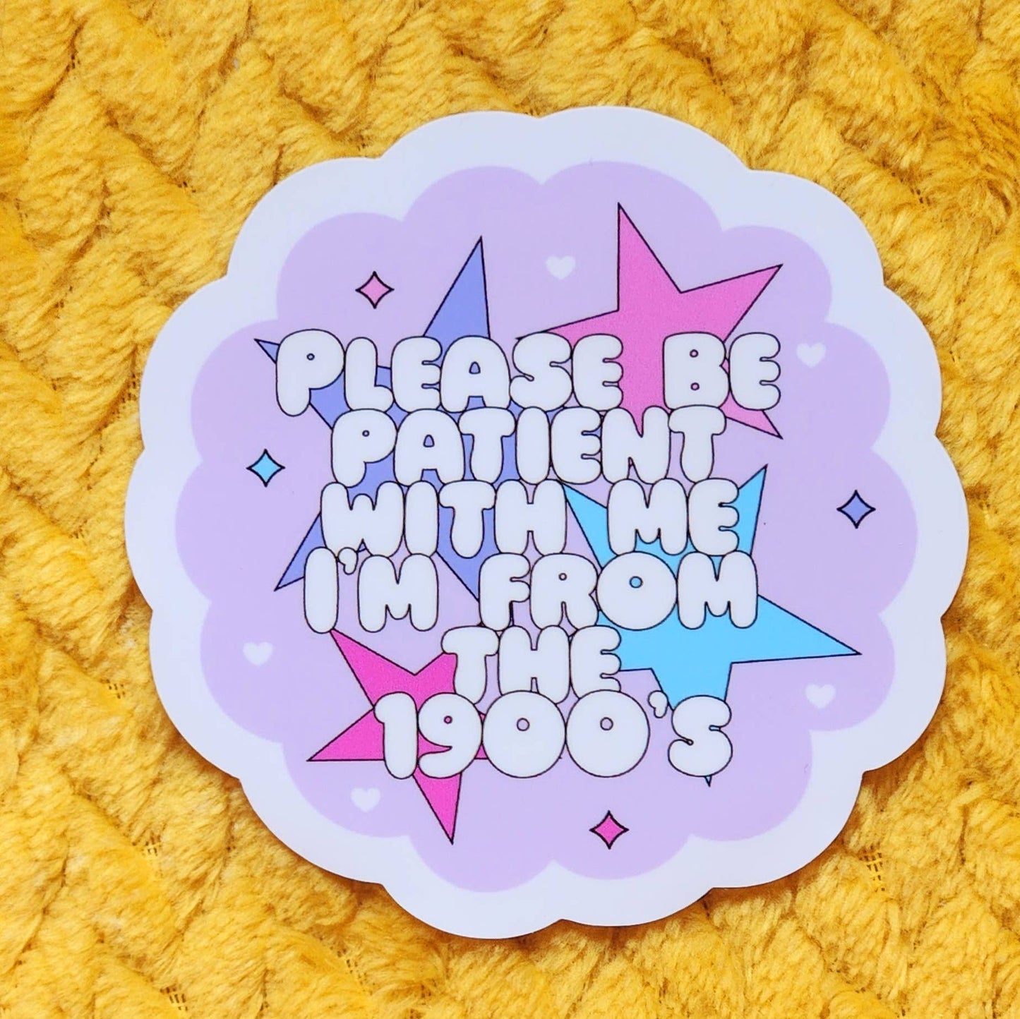 Please be patient sticker hydroflask planner