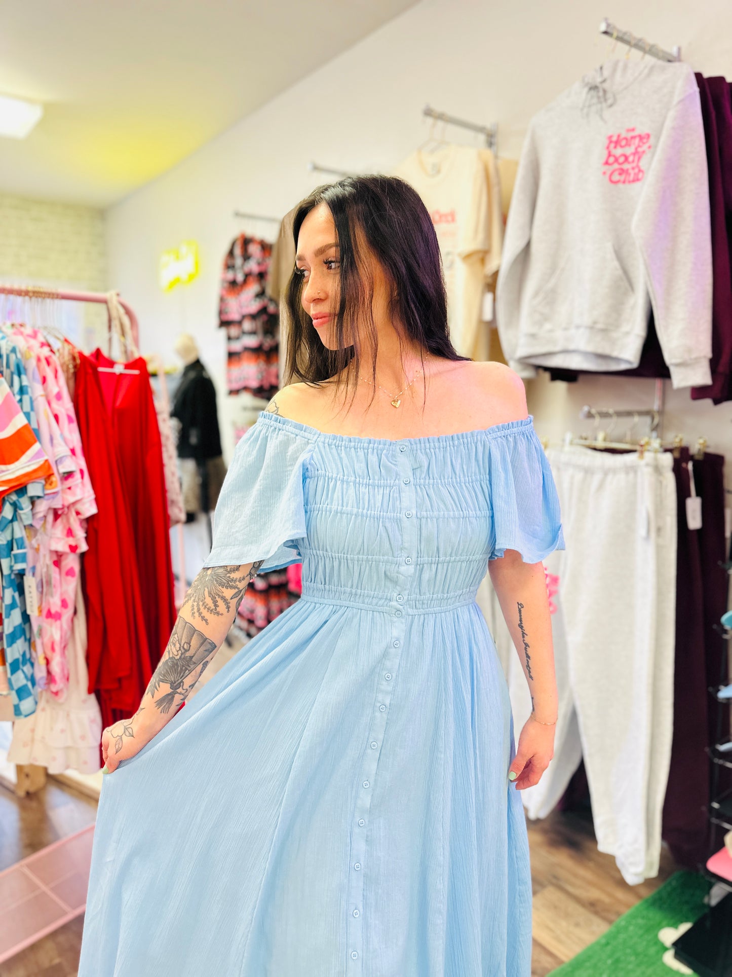 Baby Blues Maxi Dress
