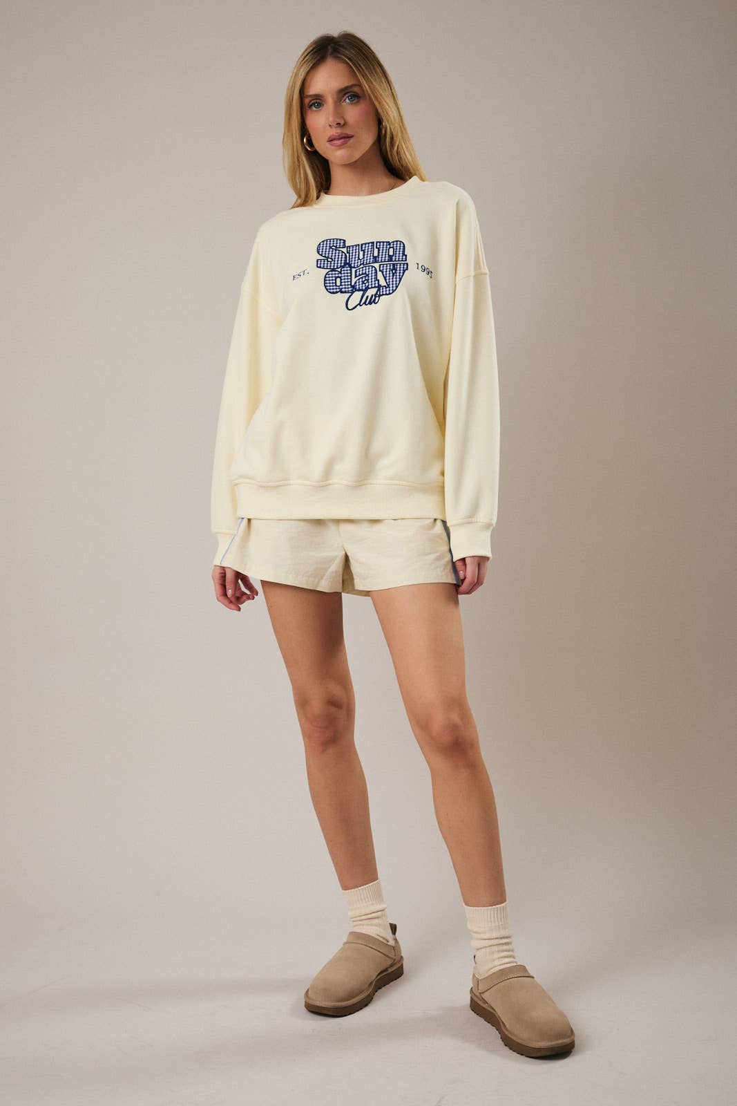 Sunday Edition | Gingham Sunday Club Set (TOP)