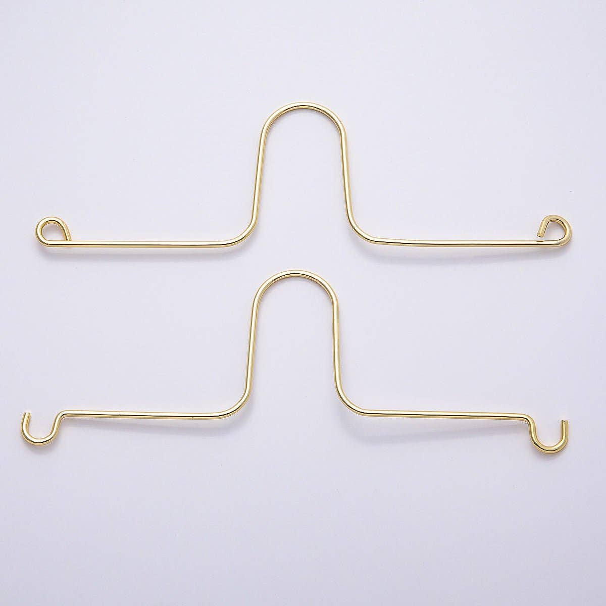 DIY Wire Rearview Mirror Car Charm Hanger Findings Hanging in Gold & Silver | WA-04478 WA-04755