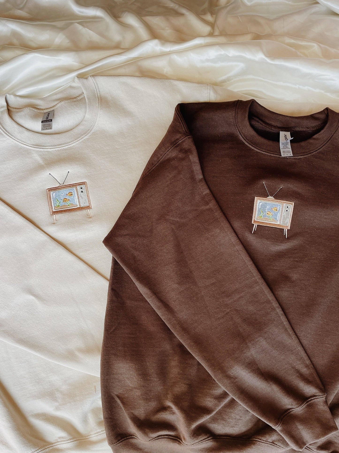 Aquarium TV Embroidered Sweatshirt