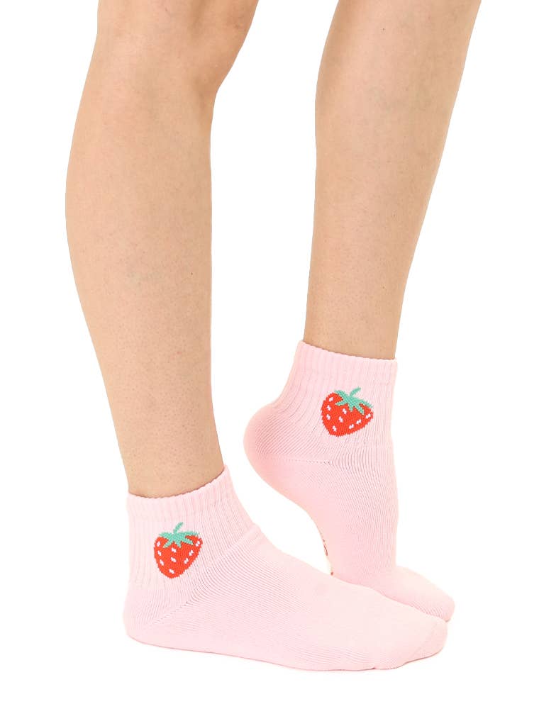 Strawberry Ankle Socks