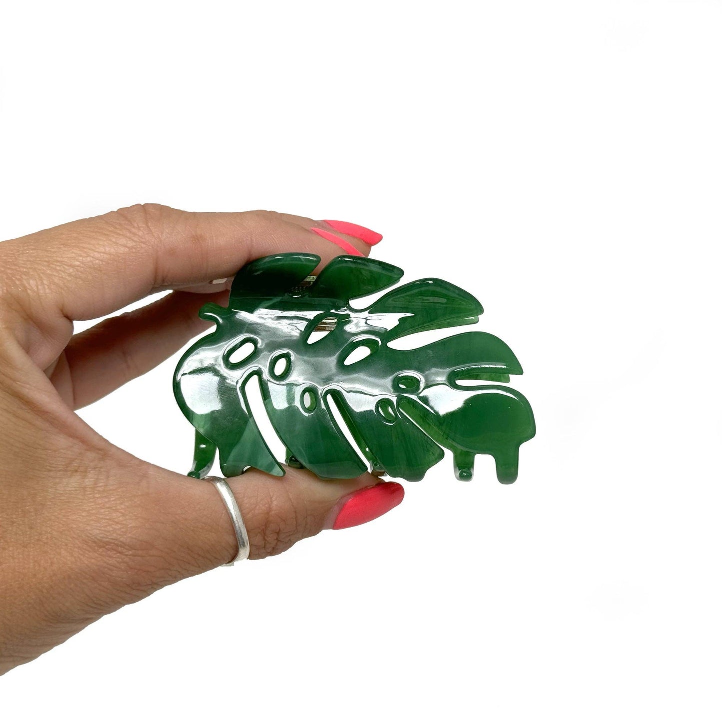 Monstera Hair Claw Clip – Tropical-Inspired Leaf