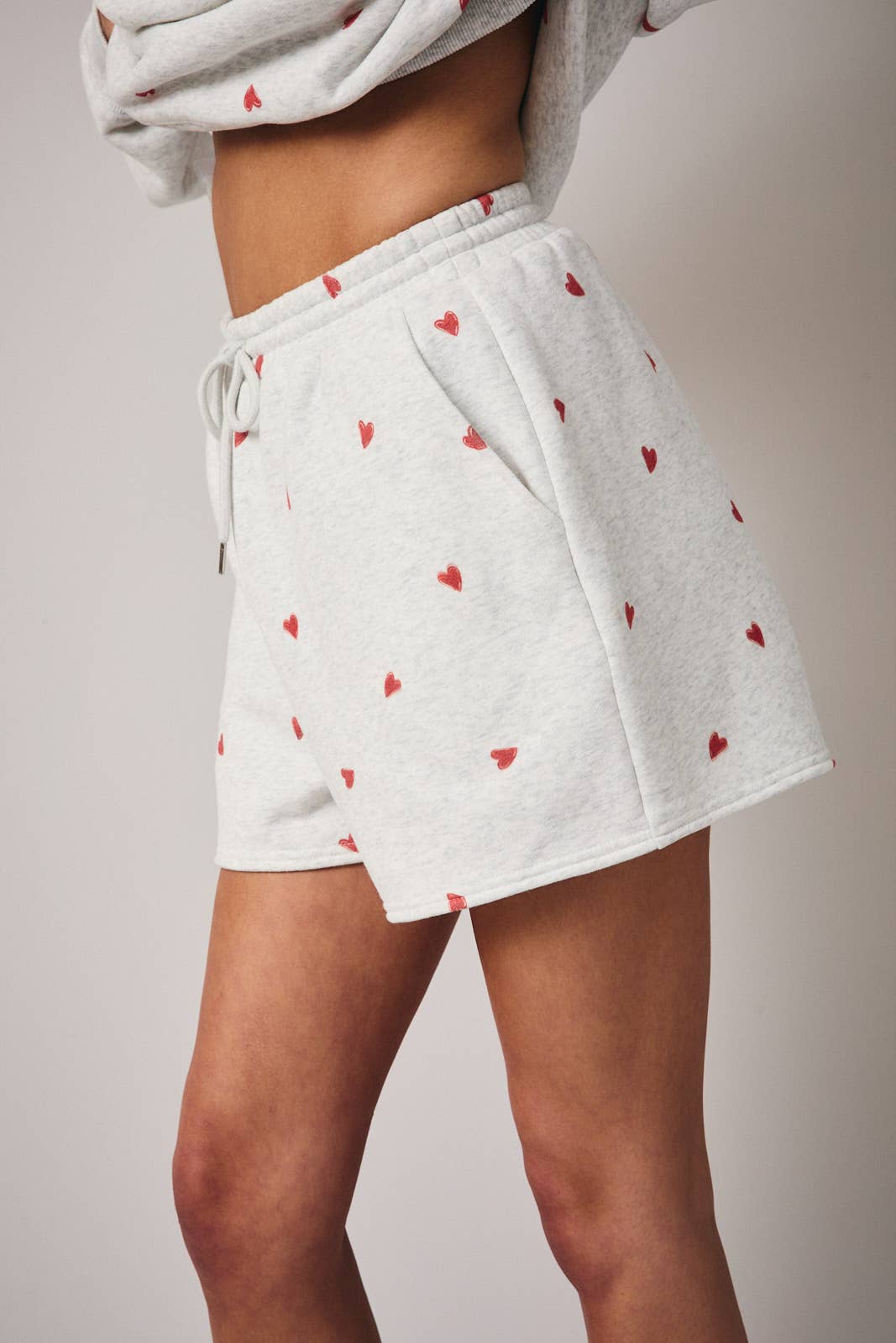 Le Lis | Heart Print Shorts