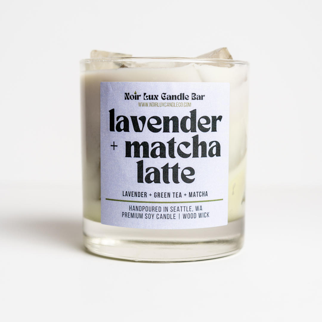 Iced Lavender Matcha Latte