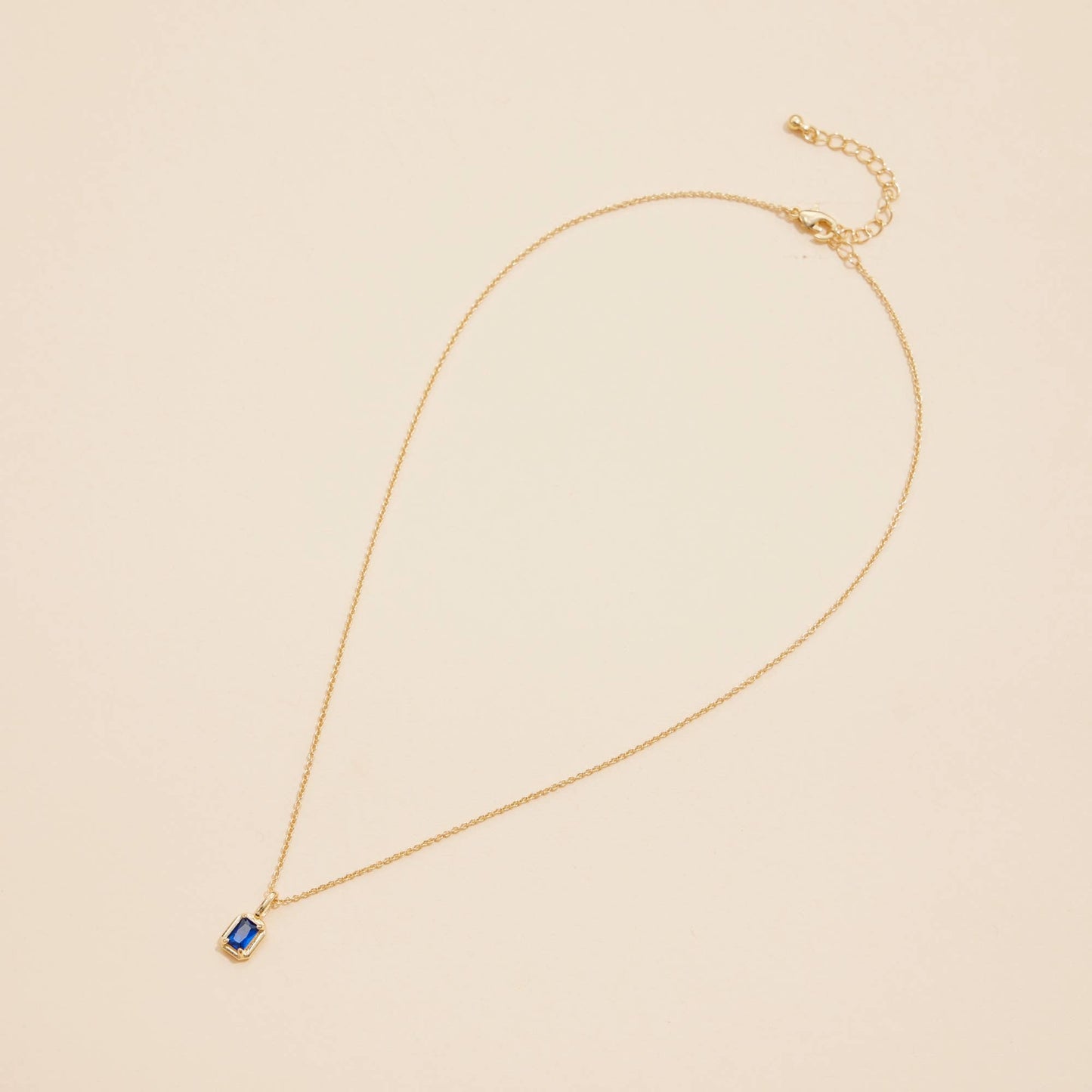 Birthstone Glass Charm Necklaces