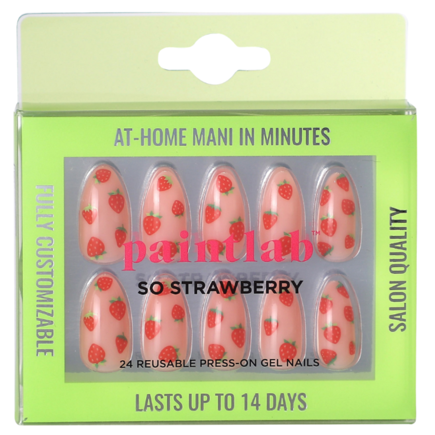 PaintLab So Strawberry Press-On Nails