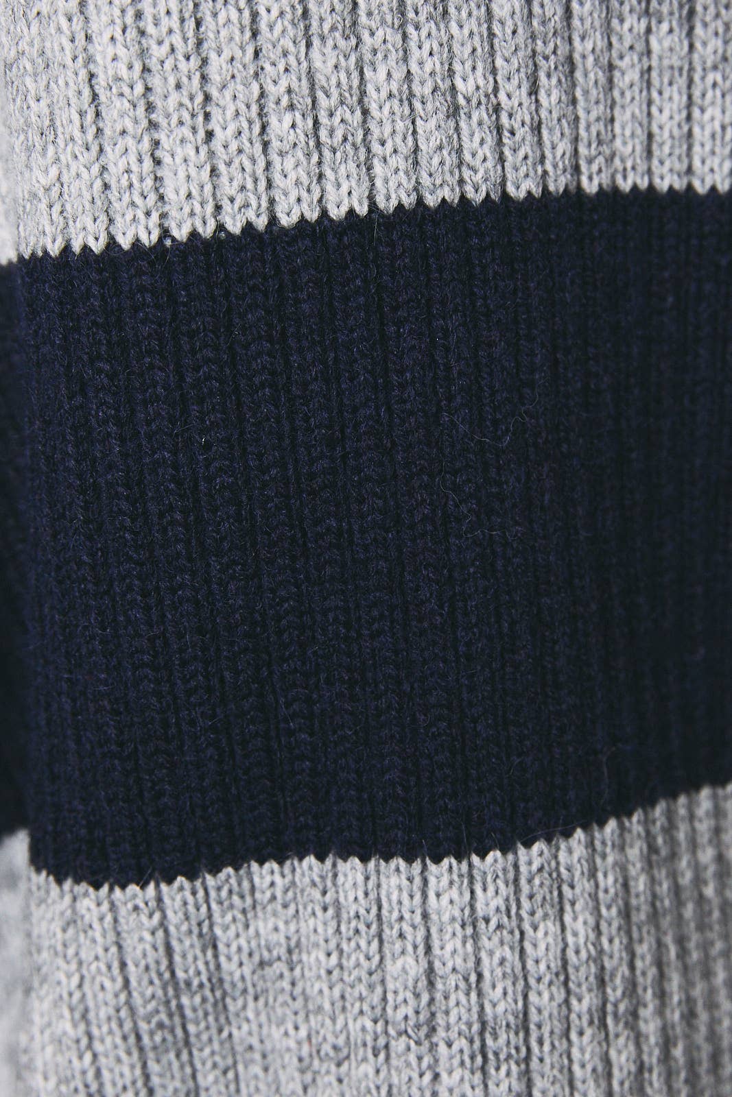 Striped Rib Sweater