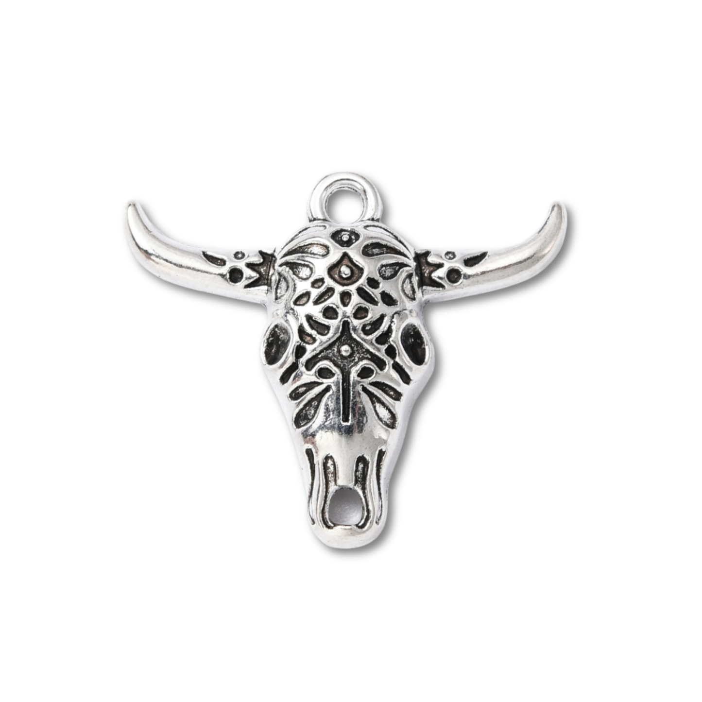 Bullhead Silver Charm
