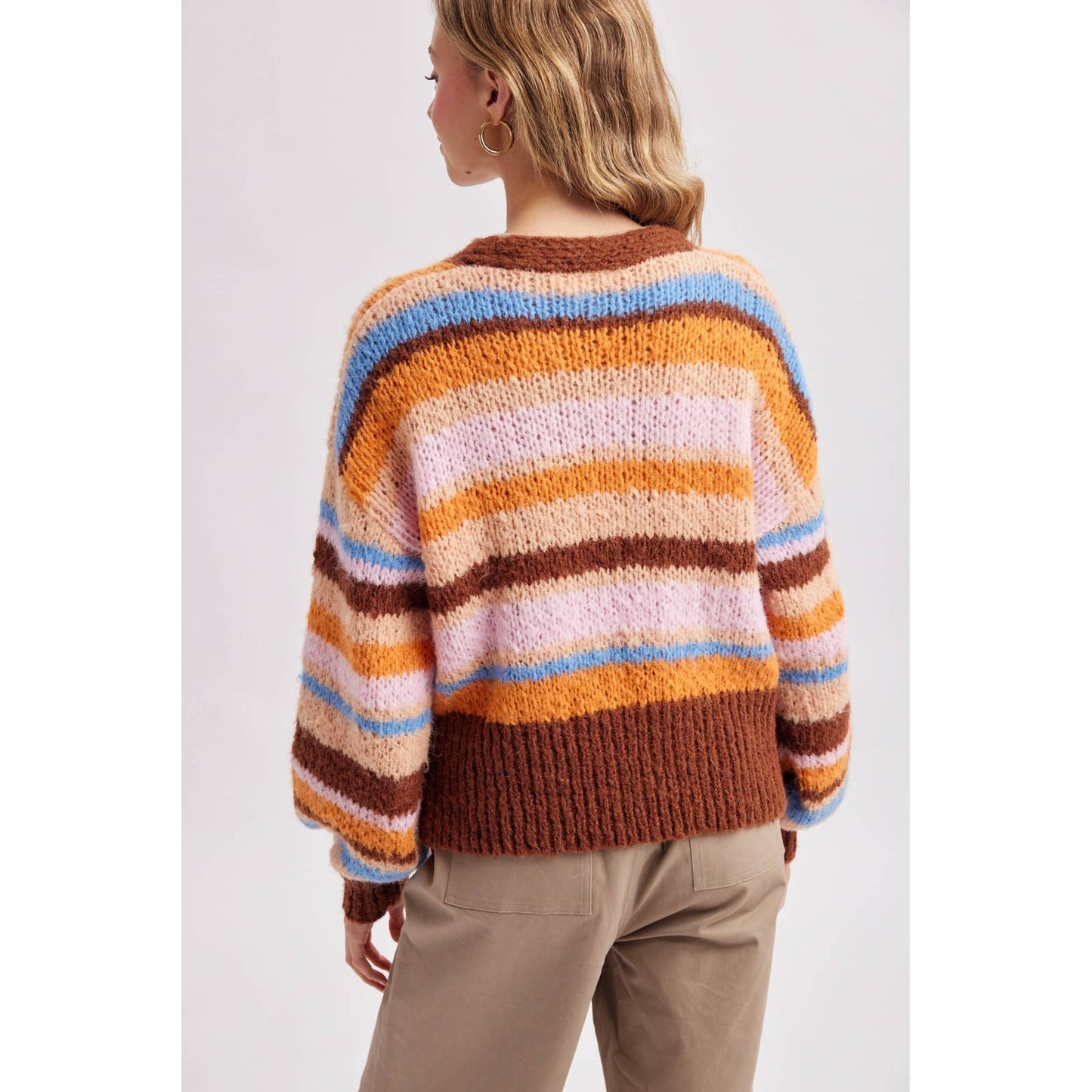 Y2K-esque Stripey Cardi