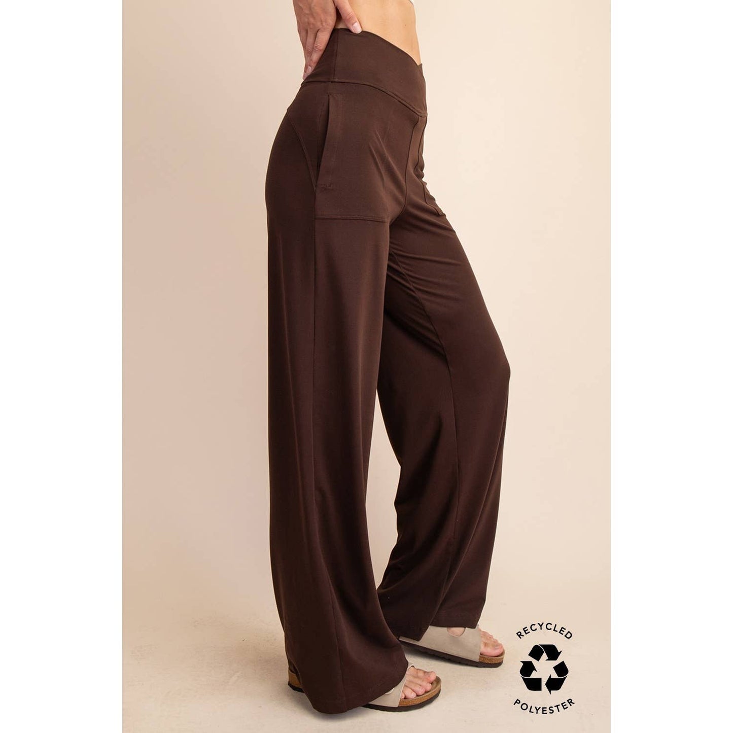 Rae Mode | V Waist Butter Wide Leg Pant