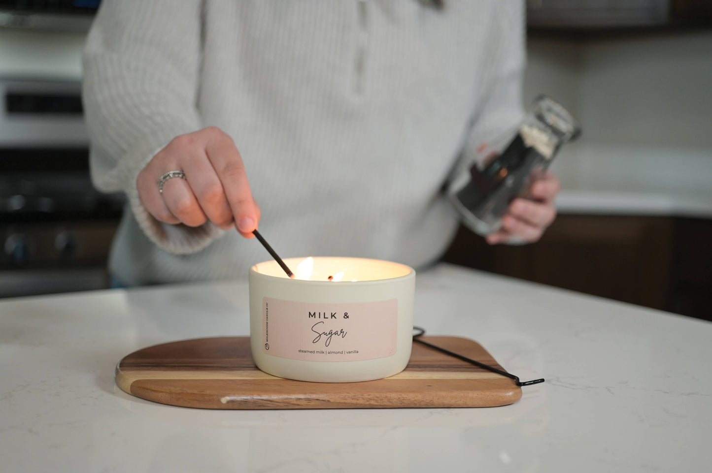 Milk & Sugar | 10 oz Statement Candle