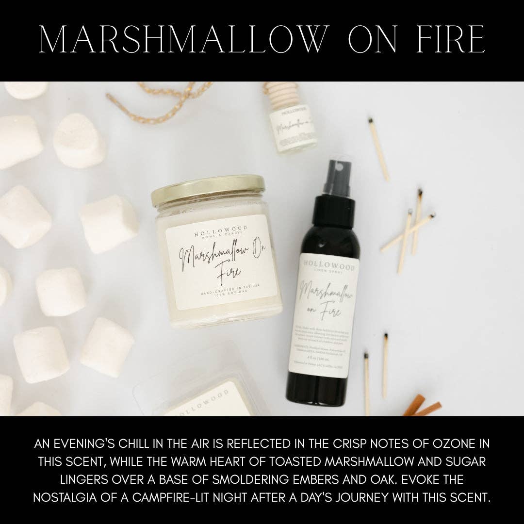 MARSHMALLOW ON FIRE |FALL | LINEN  SPRAY