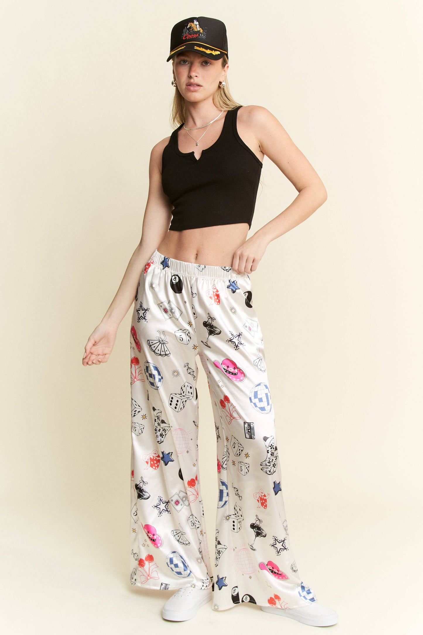 PLUS PARTY COLLAGE PANTS