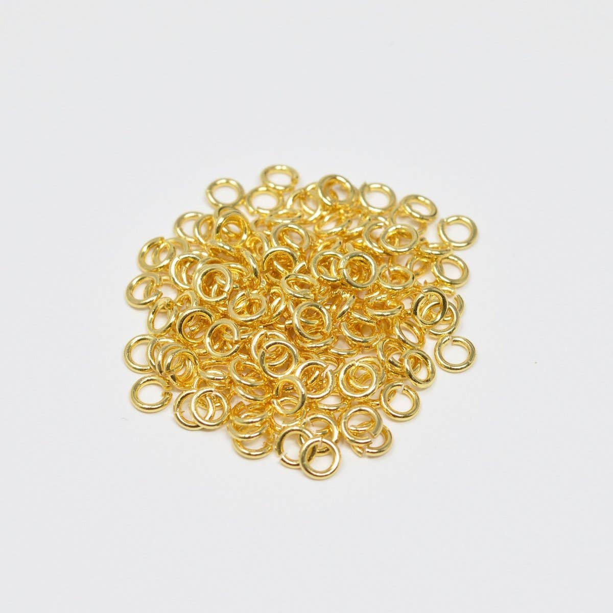Gold Filled 20pcs Jump Ring Jewelry Supplies For Jewelry Making Necklace Bracelet  L-150