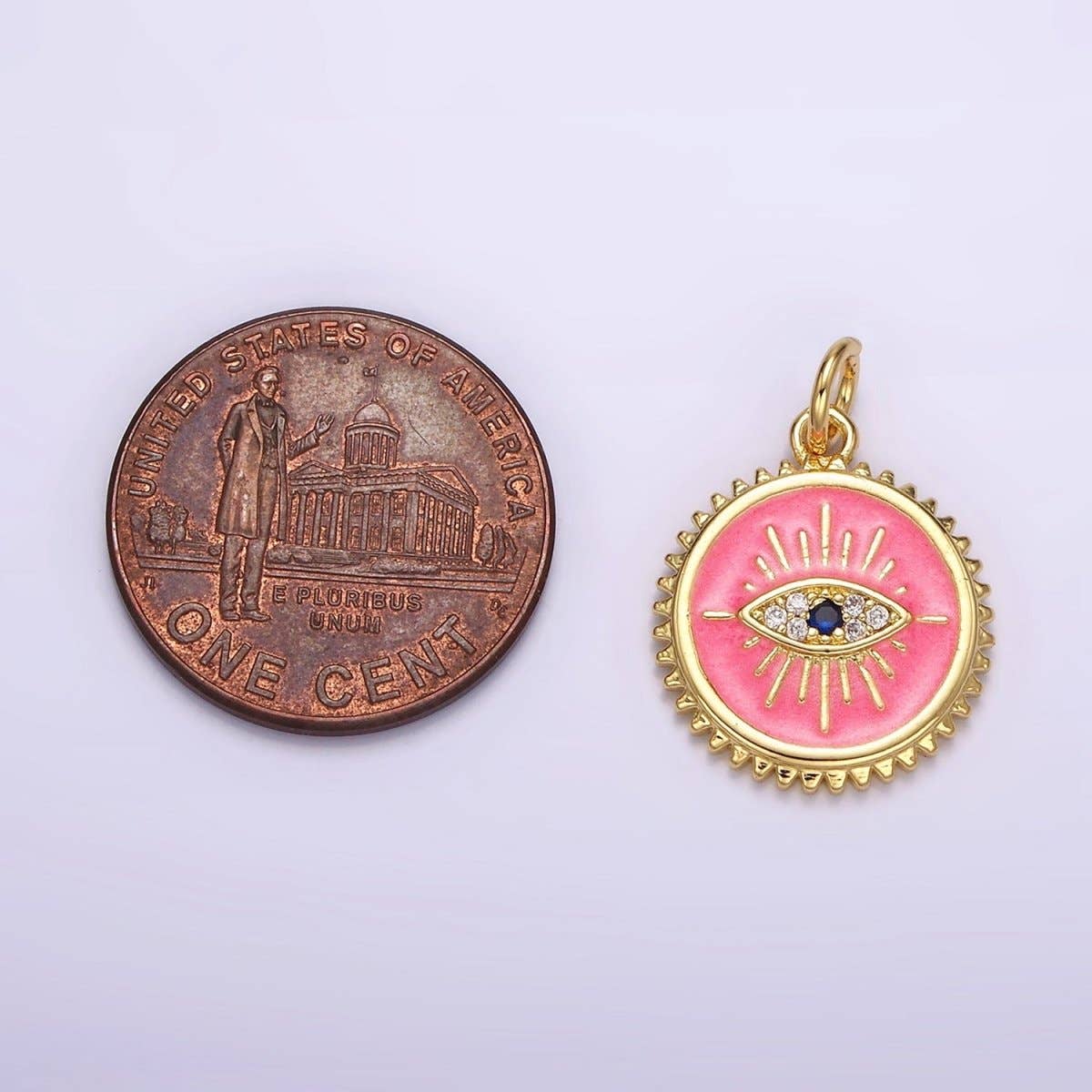 Pink Evil Eye Charm