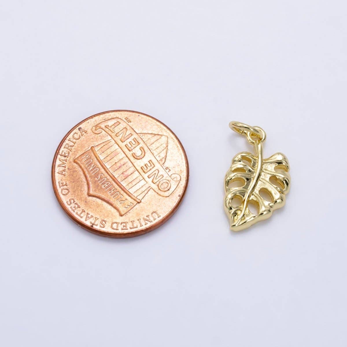 Monstera Palm Leaf Charm