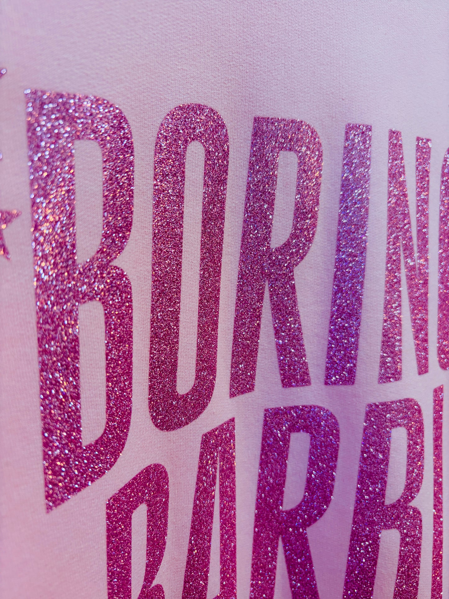 Boring Barbie Glitter Crew