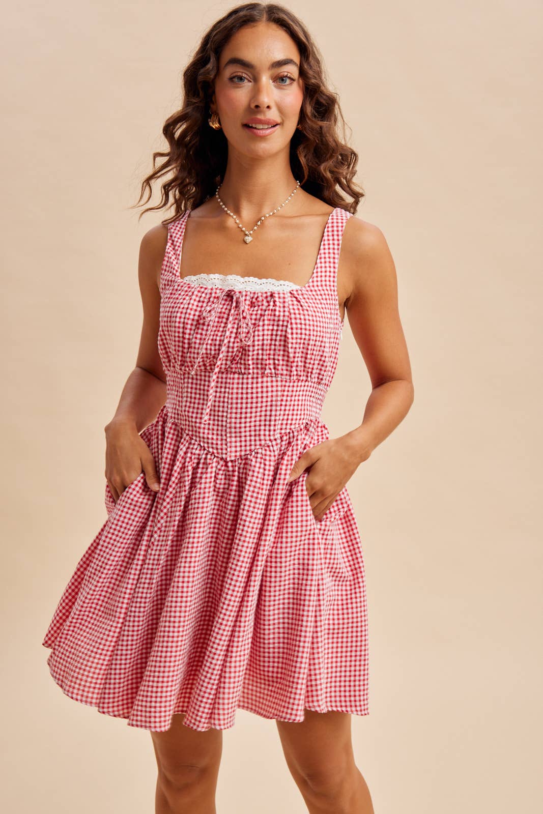 Milkmaid Baby Drop Waist Dress