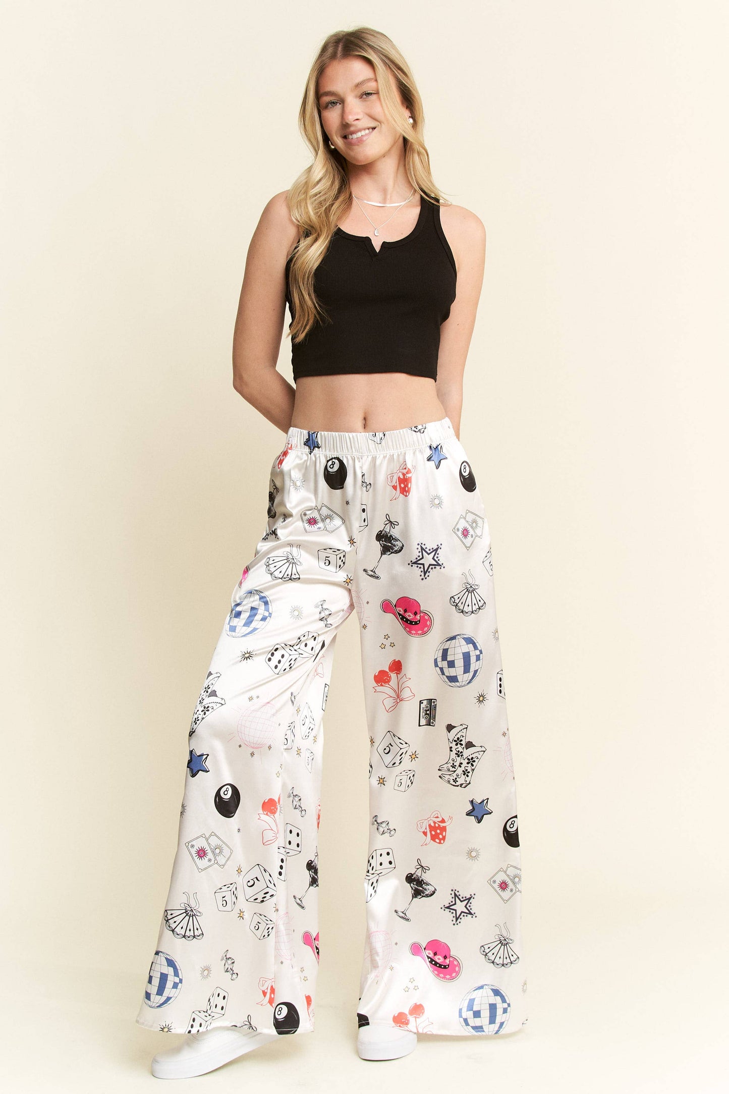 PARTY COLLAGE PANTS