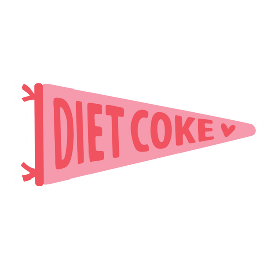 Diet Coke Banner Sticker