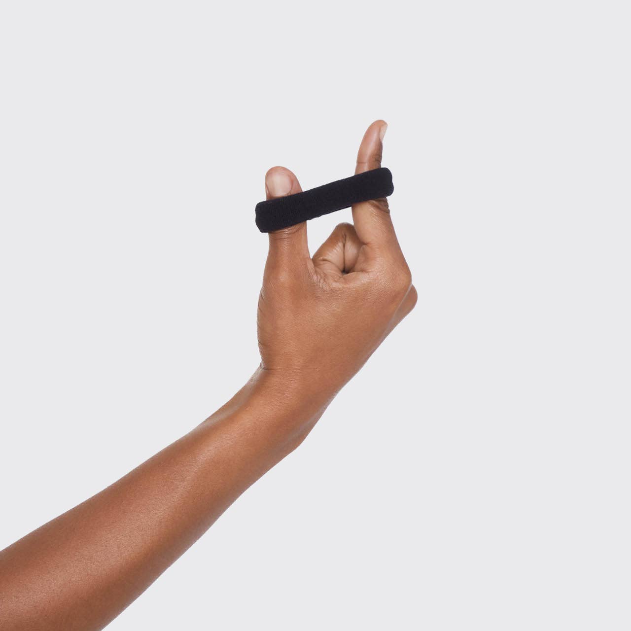 Kitsch | Recycled Nylon Thick Hair Elastics 6pc Set- Black