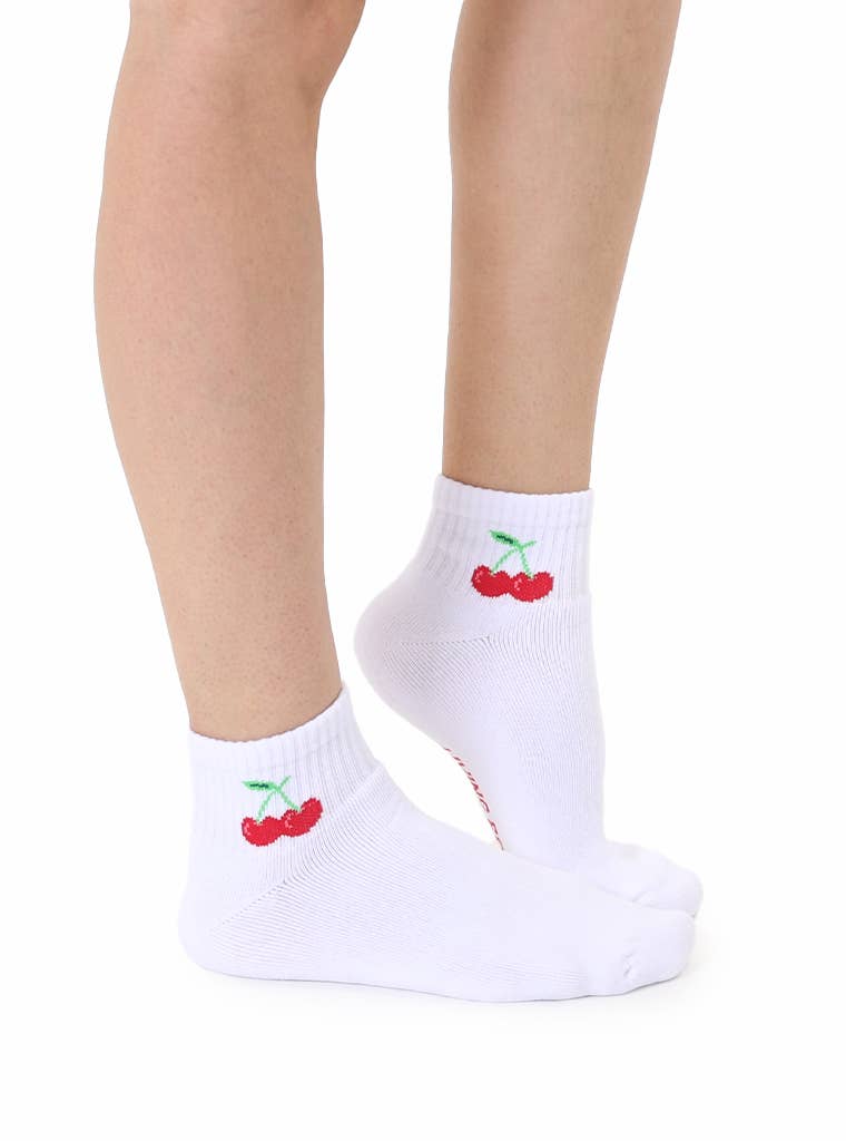 Cherries Ankle Socks