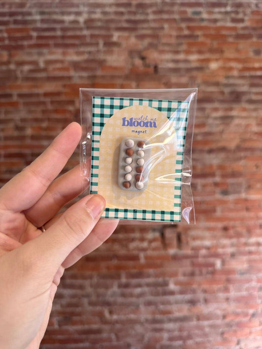 Polymer Clay Egg Carton Magnet