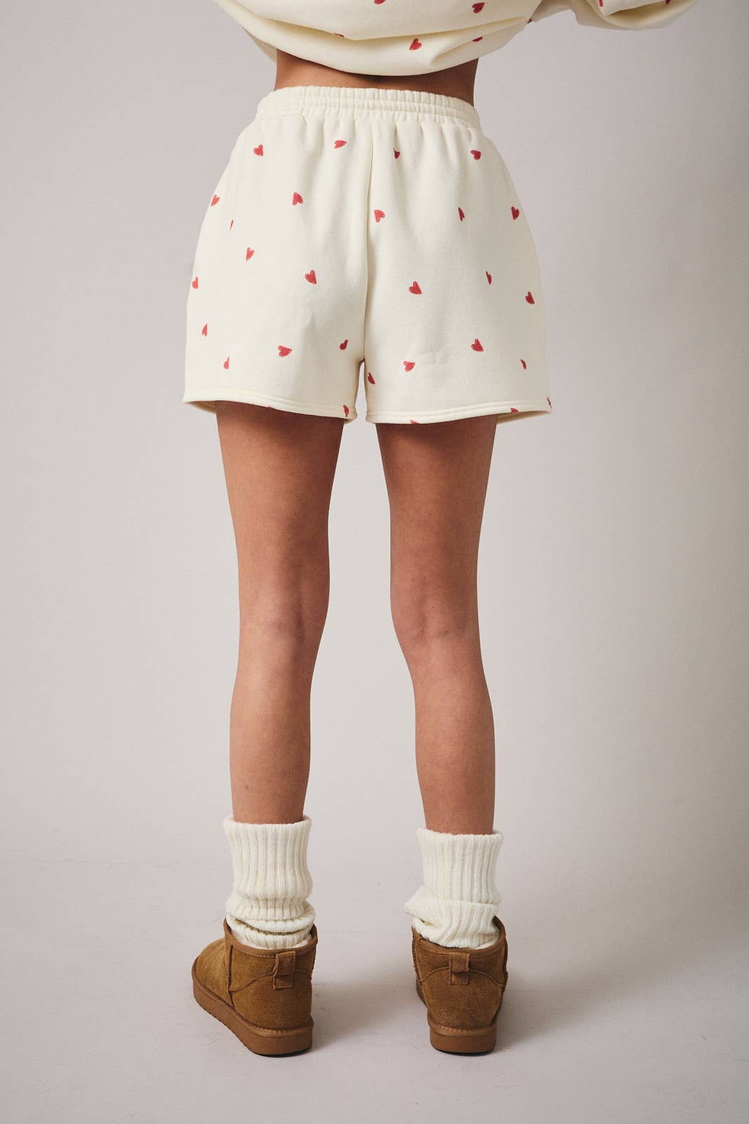 Le Lis | Heart Print Shorts