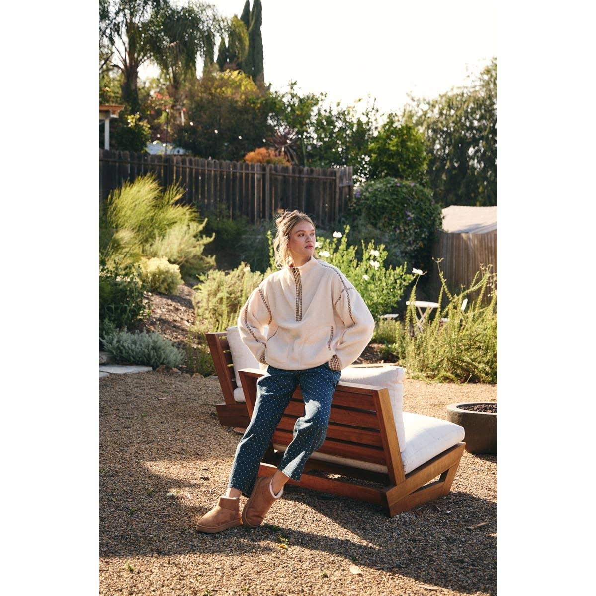 Cozy Gingham Sherpa