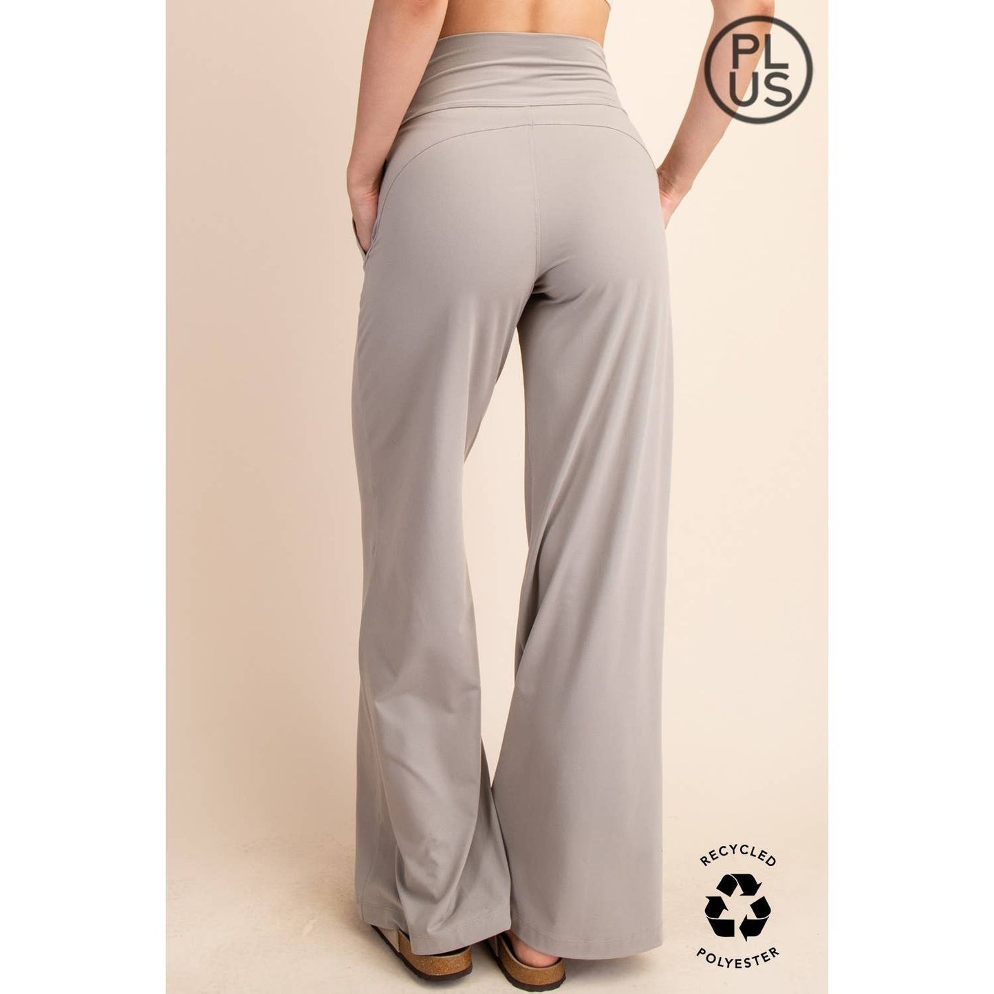 Rae Mode | Plus V Waist Butter Wide Leg Pant