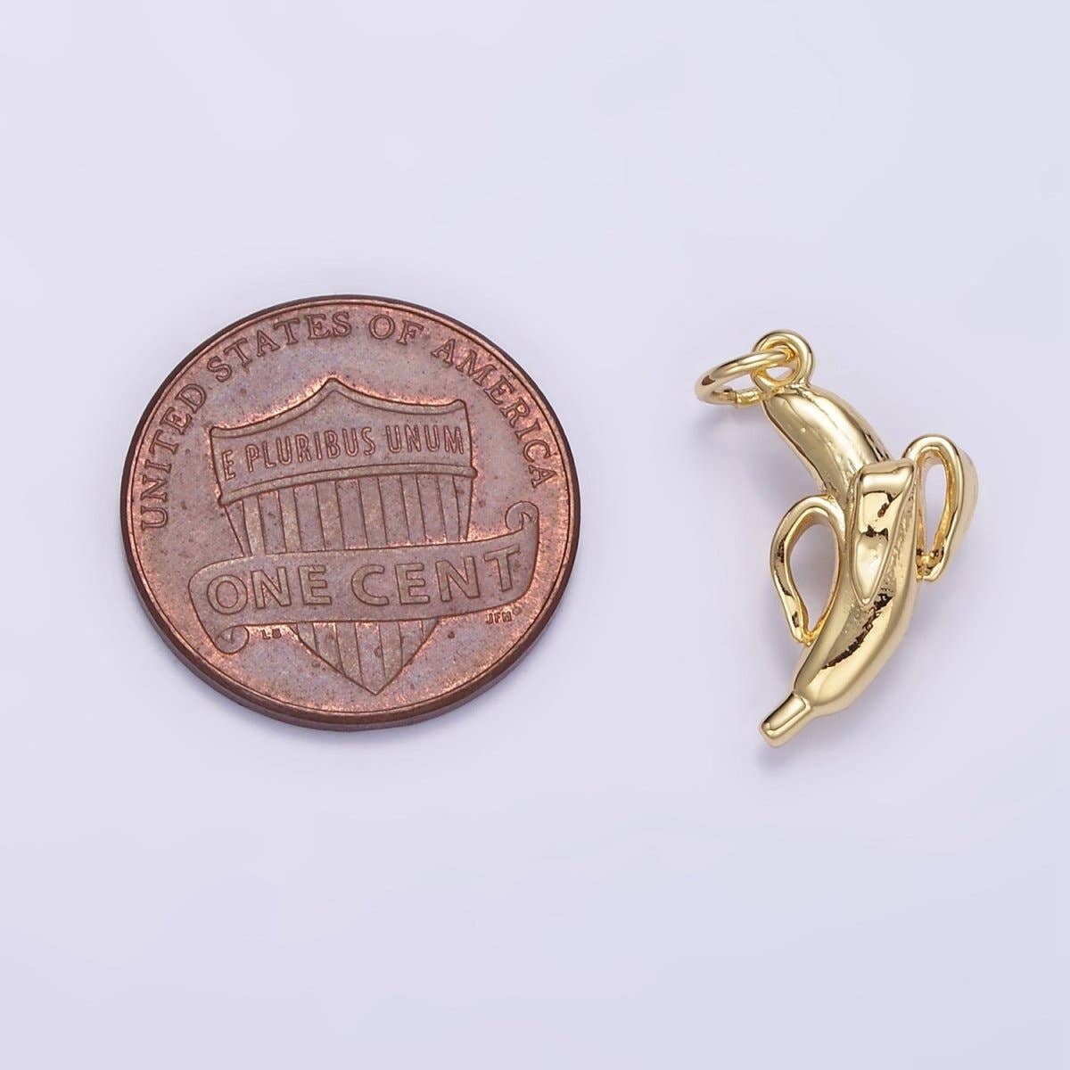 Peeled Banana Fruit Charm