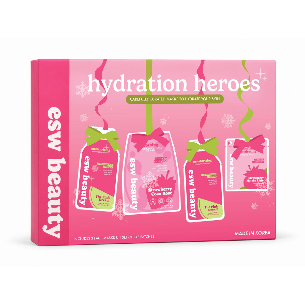 Hydration Heroes Face Mask Kit (4x Masks)