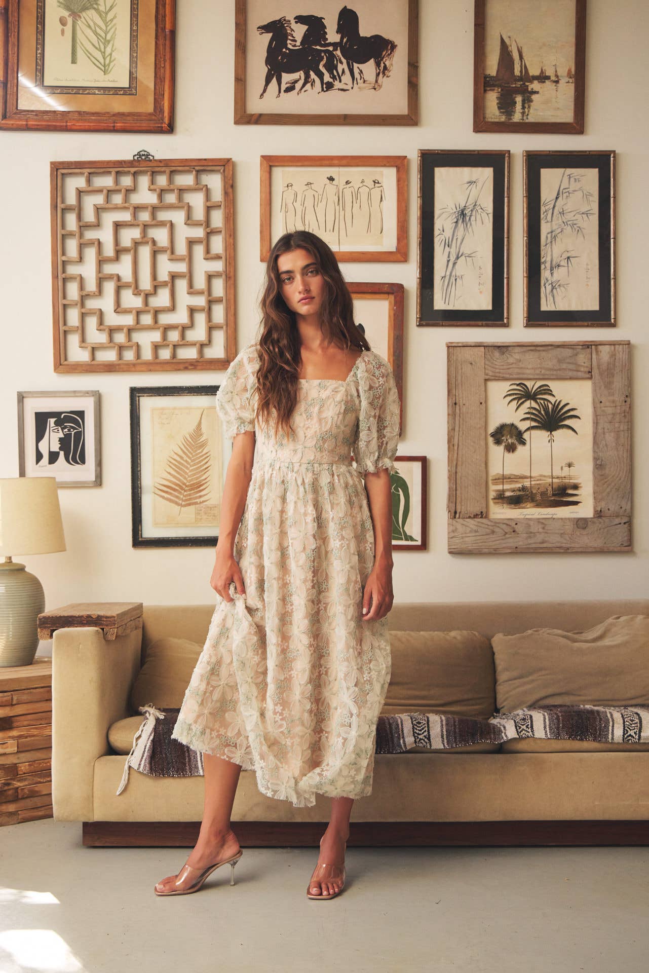 In February | Golden Grace Maxi Dress