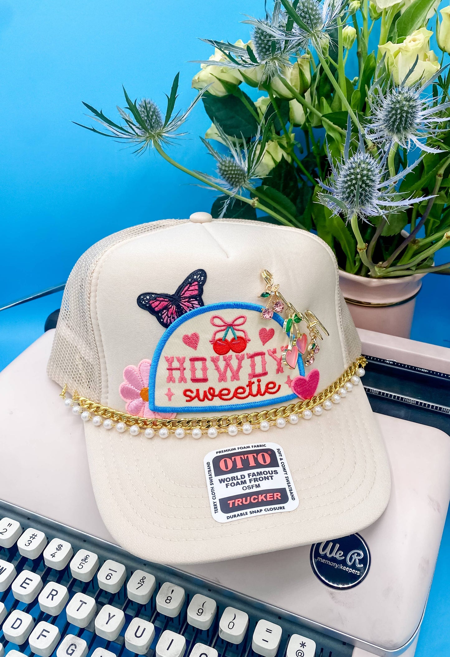 Howdy Sweetie Charmed- Trucker Hat