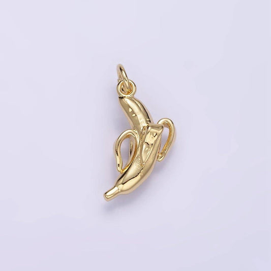 Peeled Banana Fruit Charm