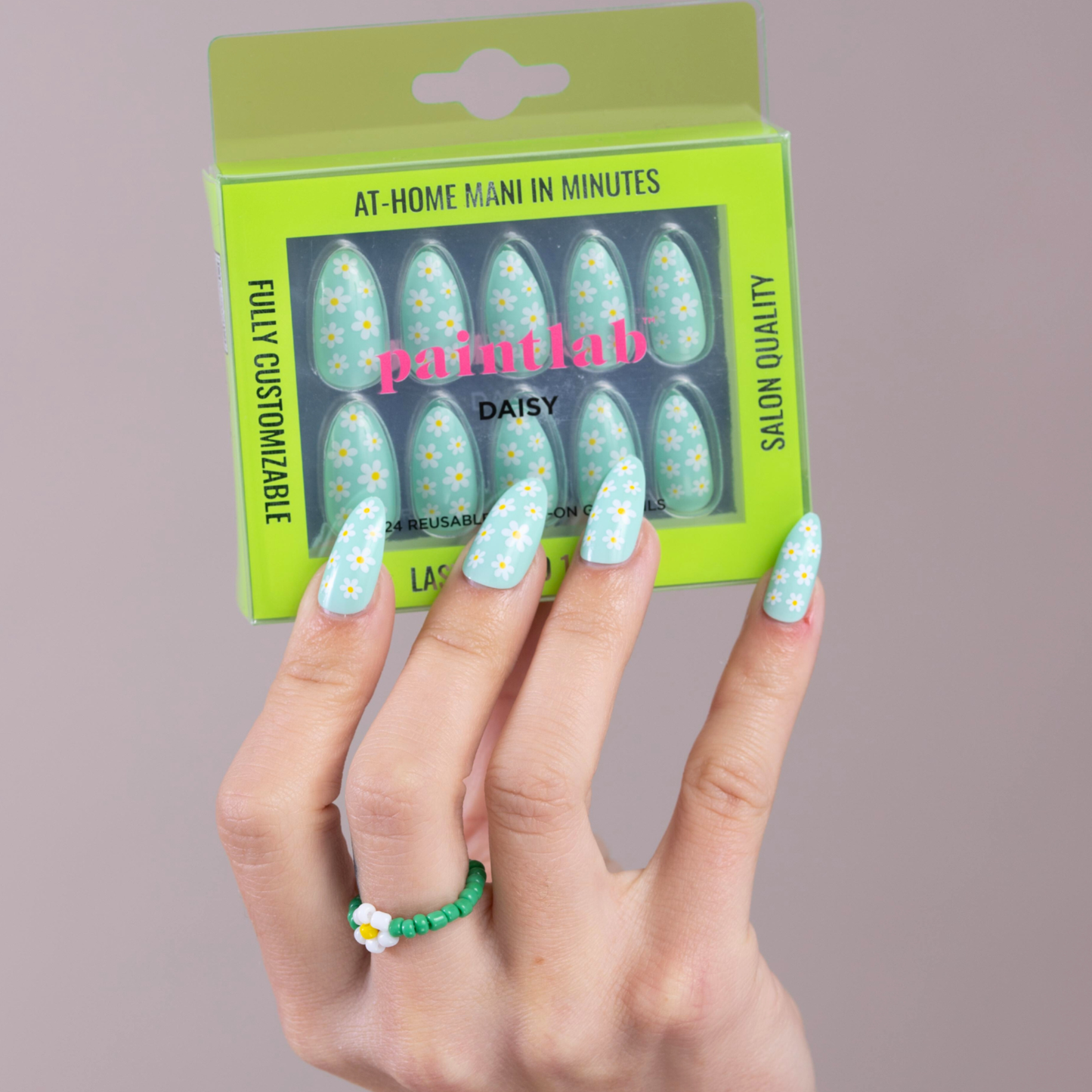 PaintLab Daisy Press-On Nails