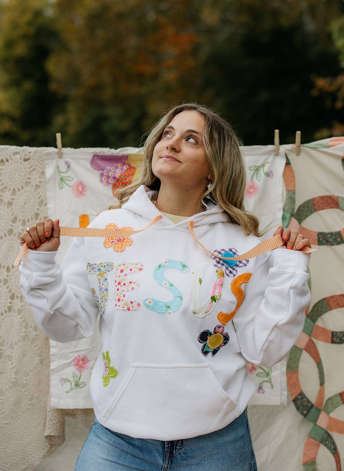 Jesus Patchwork Hoodie