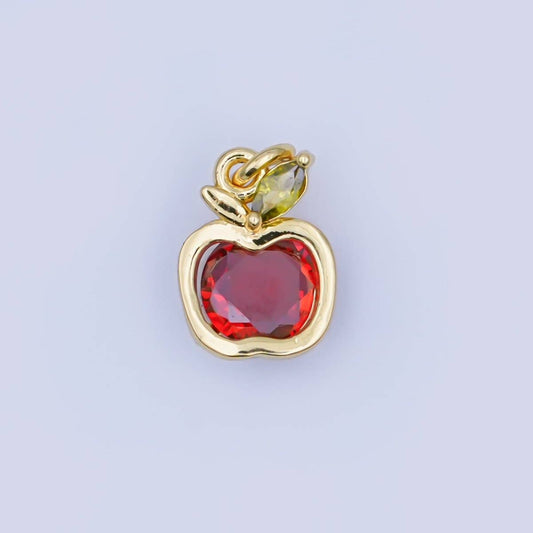 Red Apple Fruit Charm