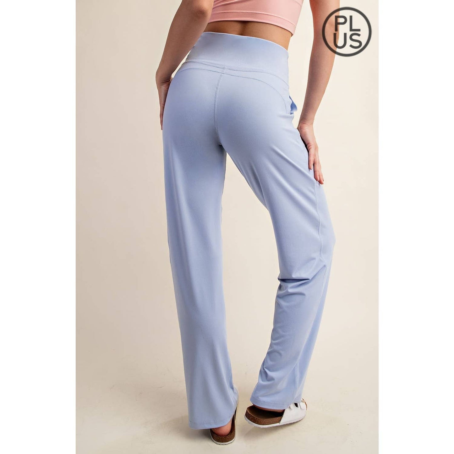 PLUS BUTTER SOFT STRAIGHT CASUAL YOGA PANTS