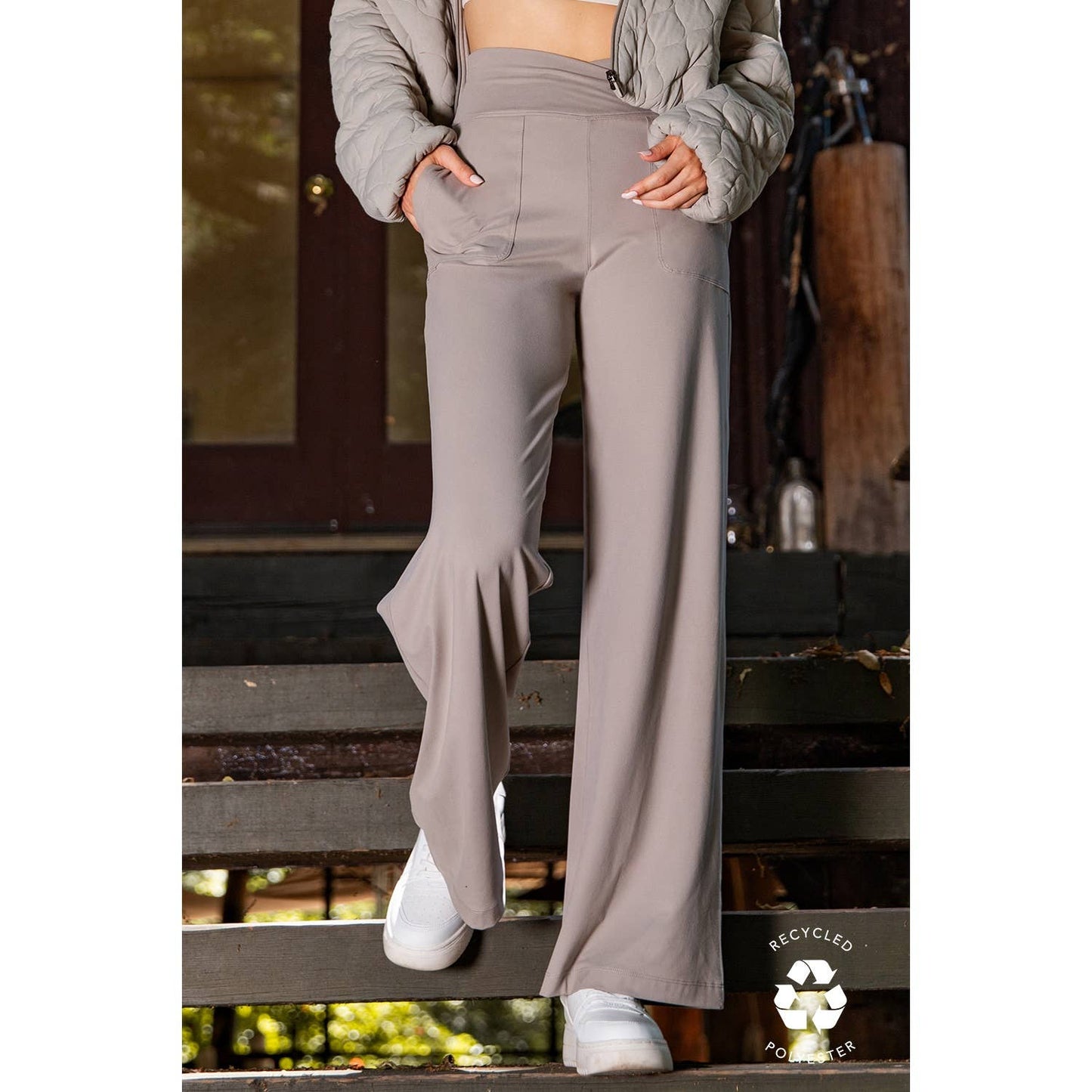 Rae Mode | V Waist Butter Wide Leg Pant