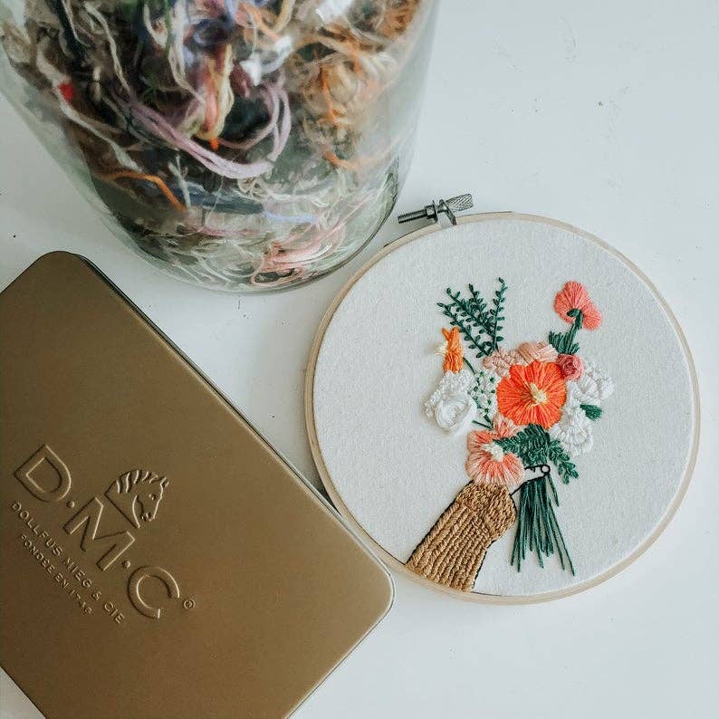 Intermediate Embroidery Kit | Be My Galentine