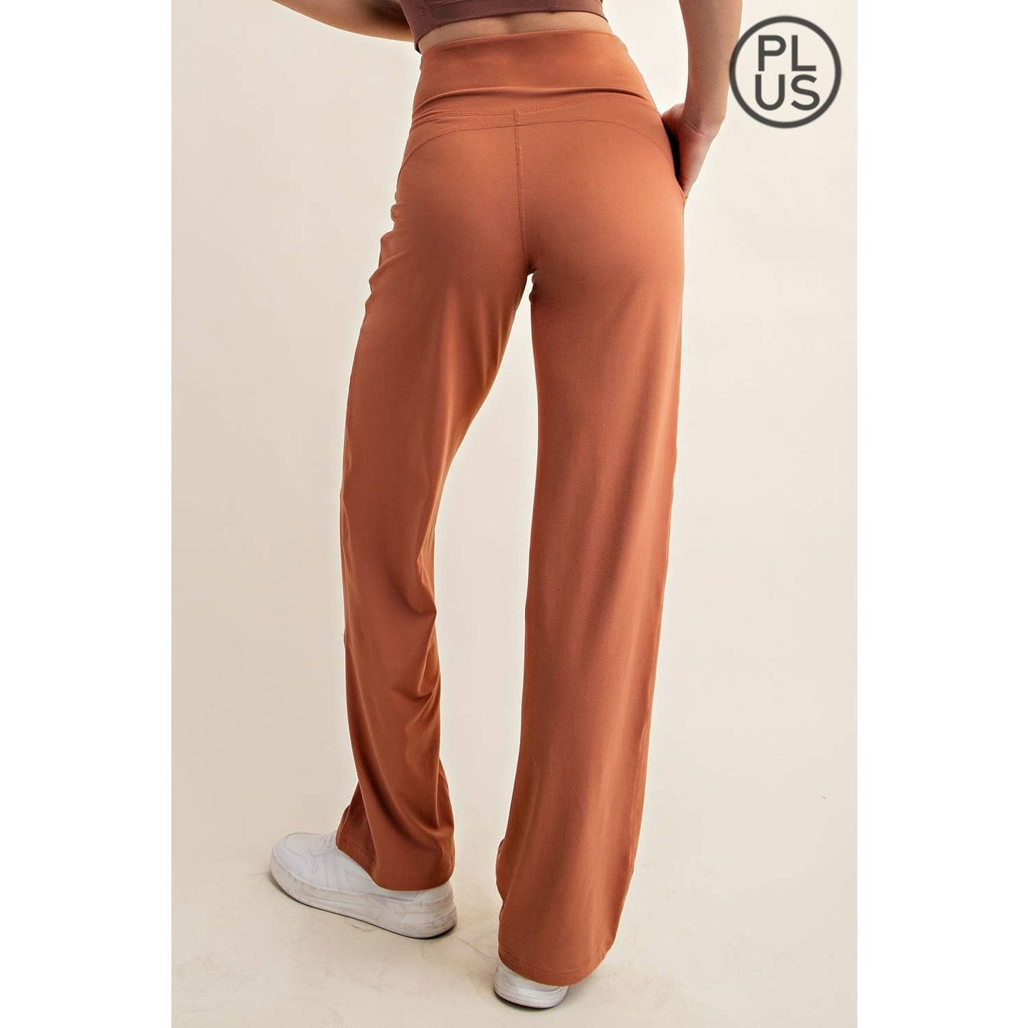 PLUS BUTTER SOFT STRAIGHT CASUAL YOGA PANTS